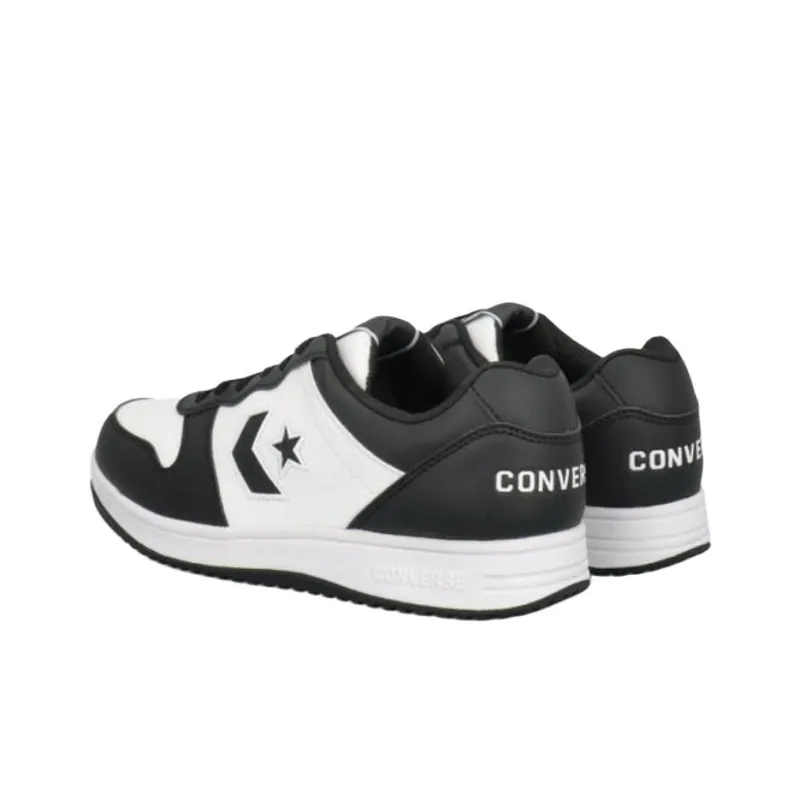 Converse Nextar Anti Slip Wear Resistant Low Top Casual Shoes Men's Black White-3