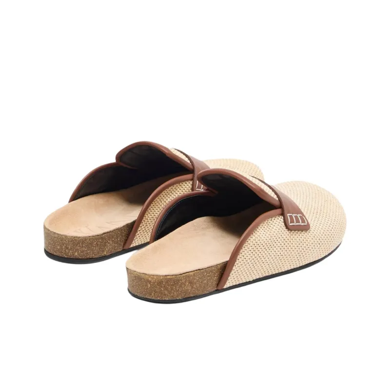 JW Anderson Closed Toe Slippers Women's Wheat-3