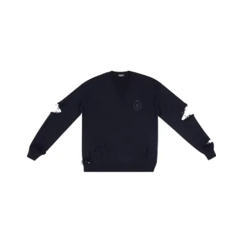 Balenciaga SS22 Sweater Men's Dark Blue