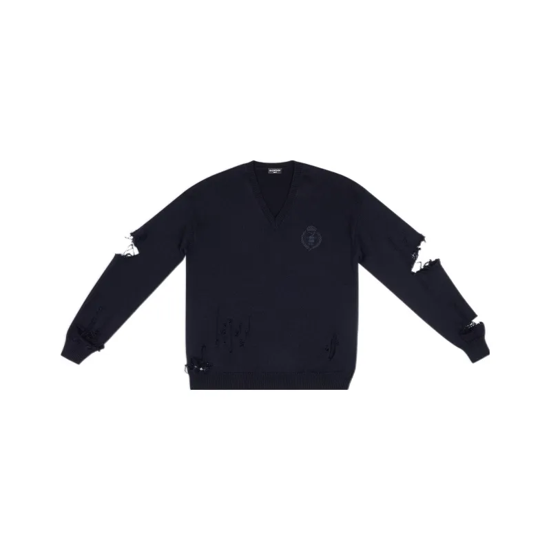 Balenciaga SS22 Sweater Men's Dark Blue-0