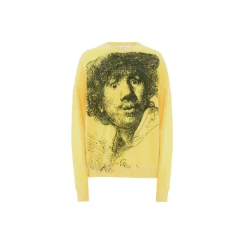 JW Anderson JW Anderson Rembrandt Sweaters Men Yellow