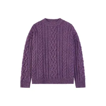 Crying Center Sweater Men's Purple