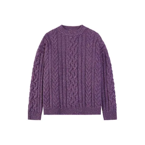 Crying Center Sweater Men's Purple