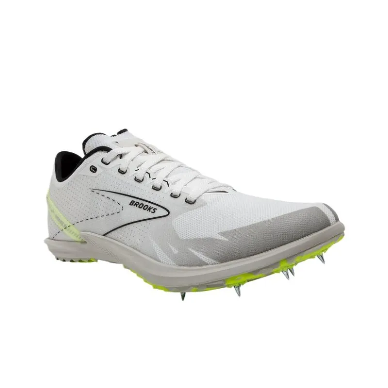 Brooks Low Top Running Shoes Unisex White Gray-2