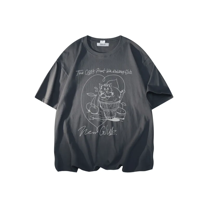 OGEK T Shirt Unisex White Comes With Random Print T Shirt-18