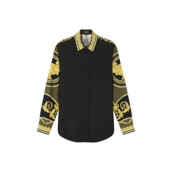 VERSACE Barocco Printed Button Up Shirt