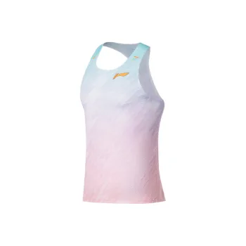 LINING Running Collection Tank Tops Men White Base With All Over Print