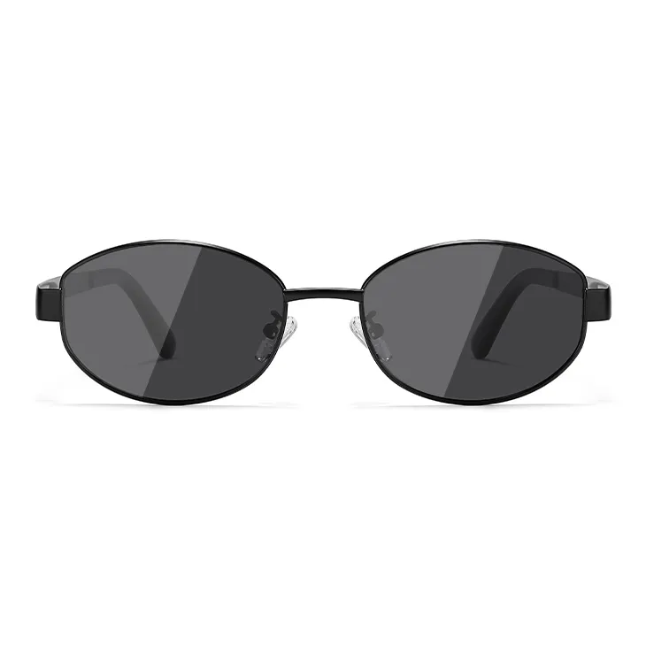 BERTHA Metal Oval Sunglasses Unisex-7