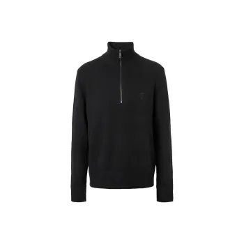 Burberry Embroidered Logo Cashmere Jumper