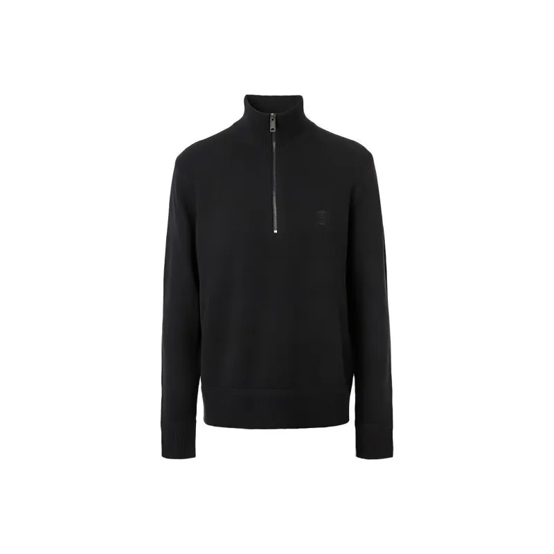 Burberry Embroidered Logo Cashmere Jumper-0