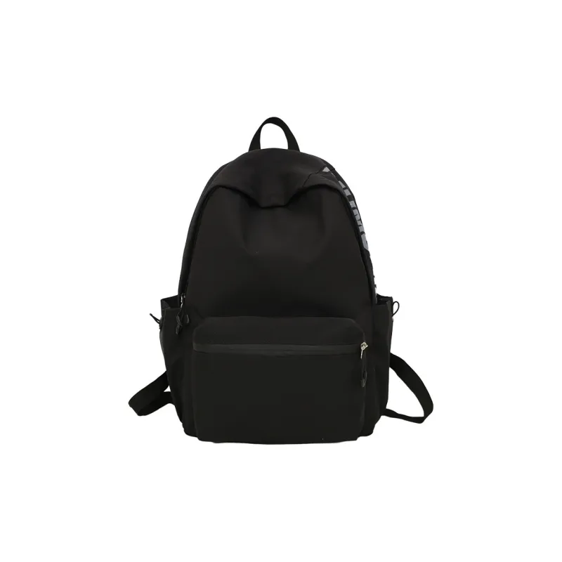 OURFUN Nylon Backpack Regular Unisex Pastel Pink/Ecru/Light Gray/Black/Coffee-0