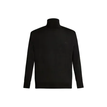 ETRO Pegaso Embroidered Turtleneck Jumper