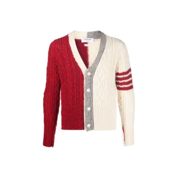 THOM BROWNE Sweaters Men Red