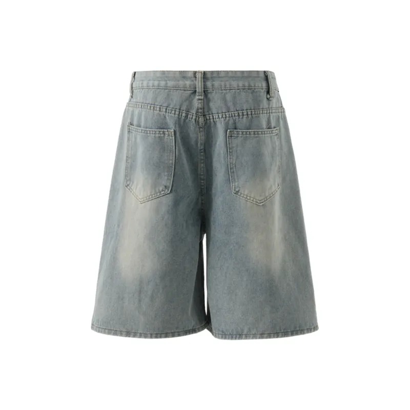 Nuthink Denim Shorts Unisex-2