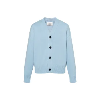 AMIPARIS Ami De Coeur Intarsia logo Cardigan