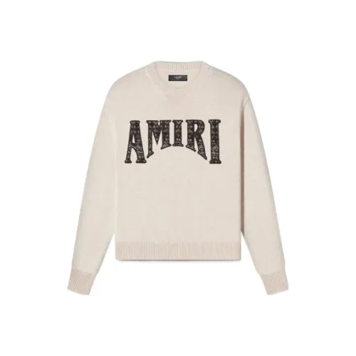 AMIRI Sweaters Men Ecru