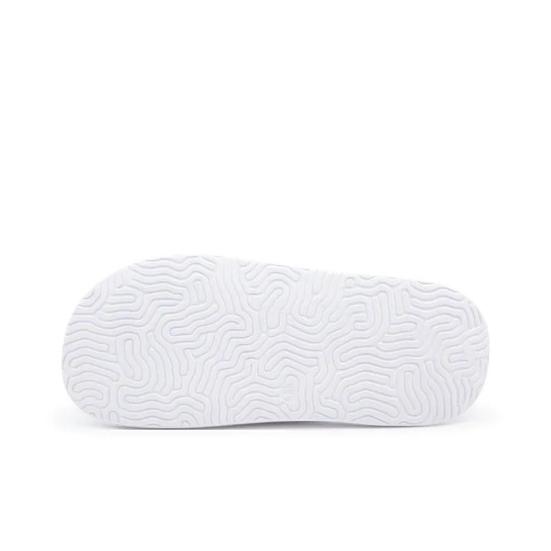 PEAK Tai Ji1.0 EVA Quiet Abrasion Resistant Cushioning Slide Slippers Men's White Red-6