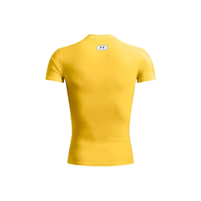 Under Armour HeatGear OG Compression T Shirt Men's Yellow-1