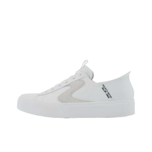 Skechers Eden LX Waterproof And Wear resistant Low Top Skateboard Shoes Men's White