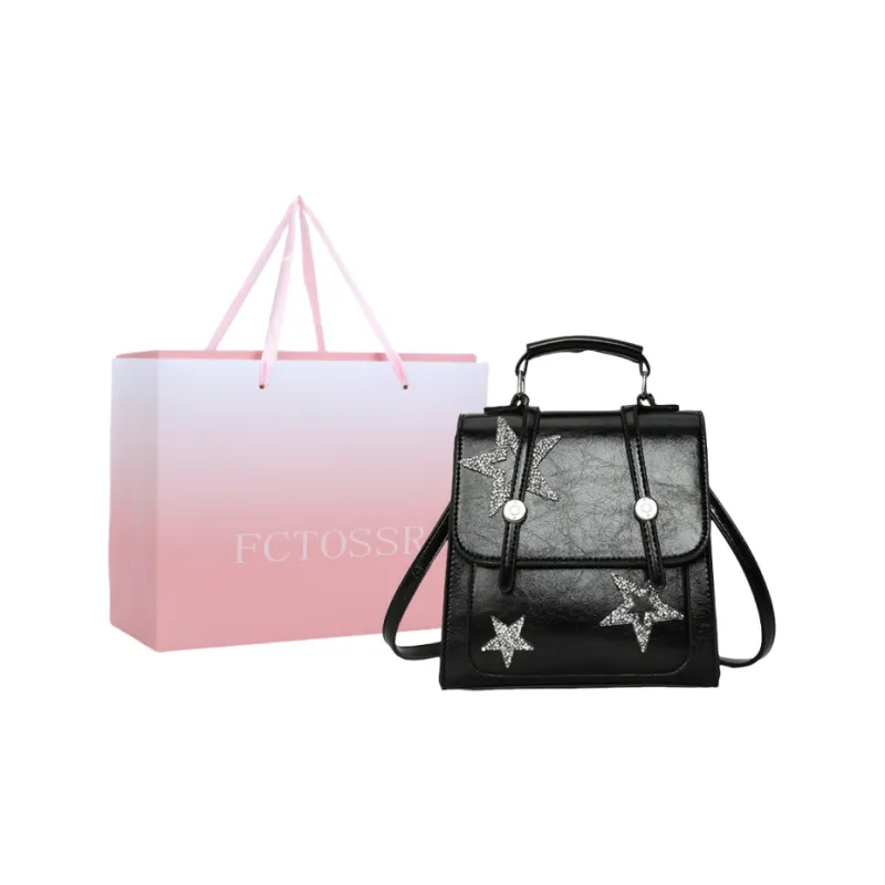 FCTOSSR PU Backpack Women's Ecru/Silver/Black-4