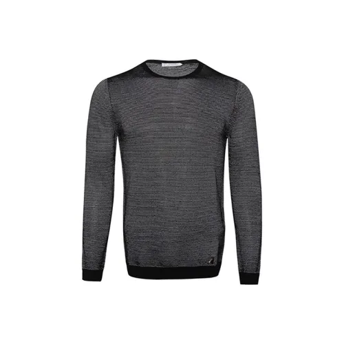 FANSIZHE Sweater Men's Black/White