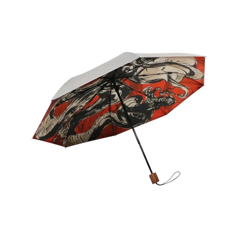 RABBITUU Sun Protection Umbrella With Sun Shade, Sunny And Rainy Dual Use UV Protection Umbrella-2