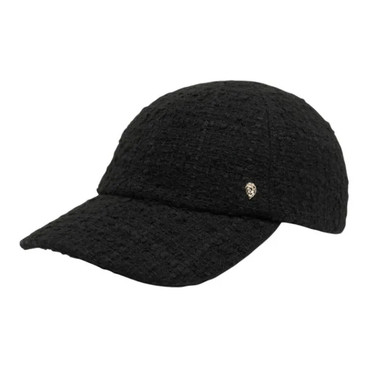 HELEN KAMINSKI Polyester, Acrylic Fiber, Recycled Polyester, Cotton Viscose Baseball Caps Unisex Black-0