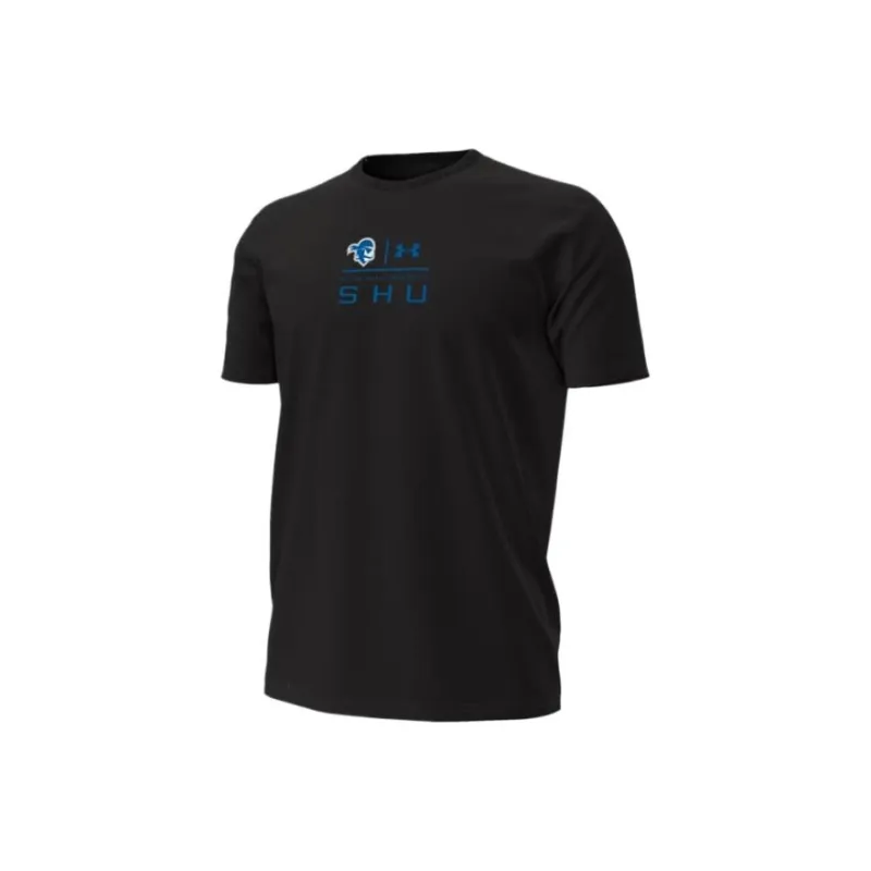Under Armour Performance CottonCollegiate T Shirt Men's Black-0