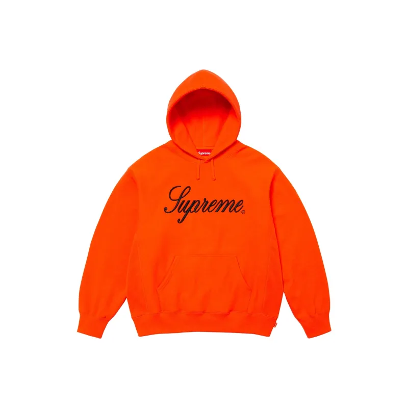 Supreme Raised Script Hooded Sweatshirt-1