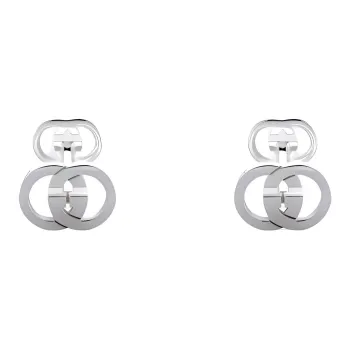 GUCCI 941 Silver Cufflinks Unisex Silver