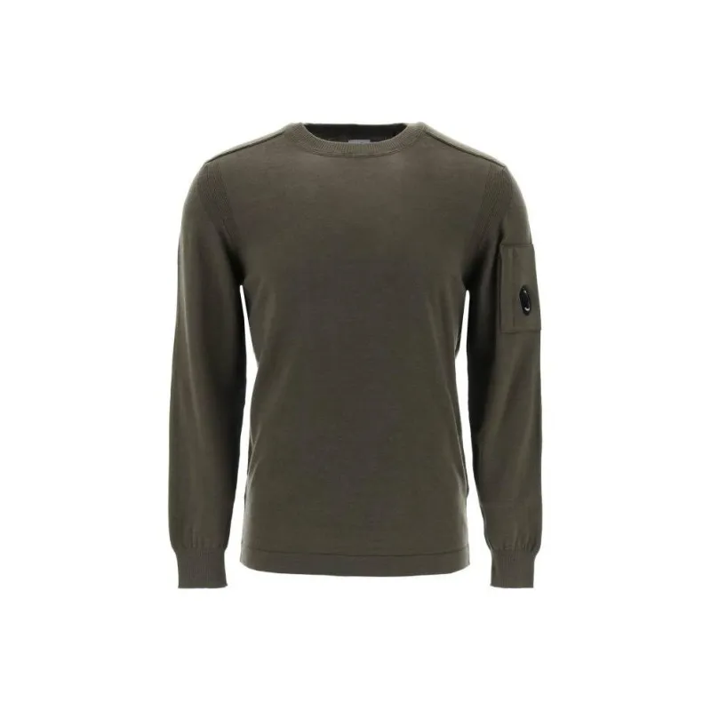 C.P.Company Sweaters Men Olive Green-0