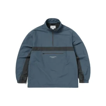 Thisisneverthat FW24 Half Zip Sports Pullover Sweatshirt Unisex Blue