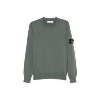 STONE ISLAND Compass Patch Crewneck Jumper