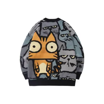 XXGOGO Sweaters Unisex Gray Blue
