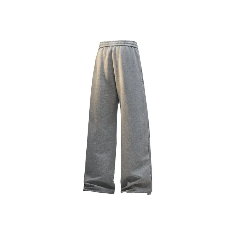 YOSICIL Casual Pants Unisex Burgundy-3