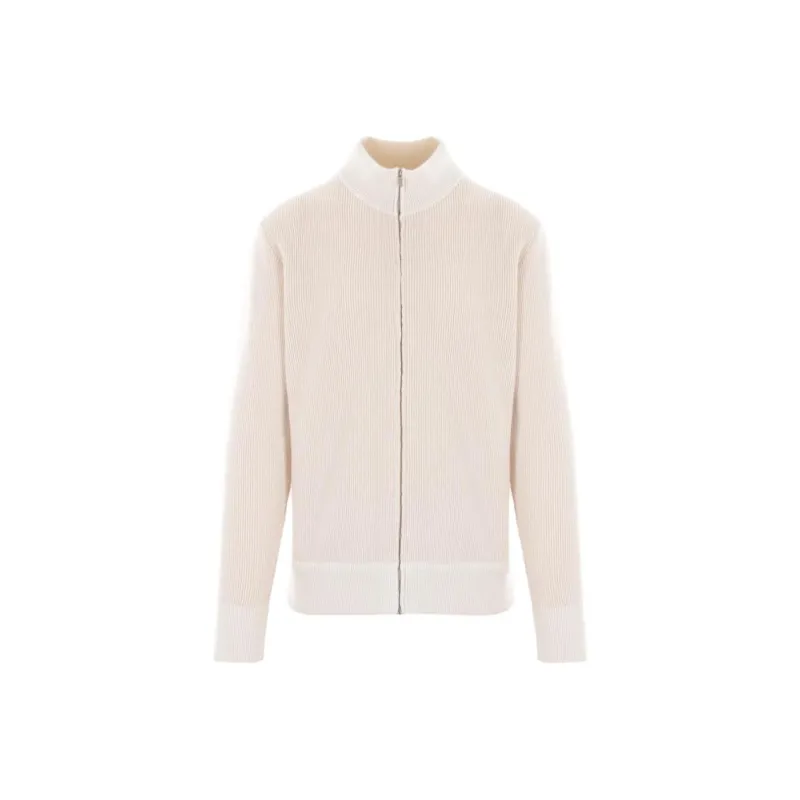 LARDINI Ribbed Cardigan-0