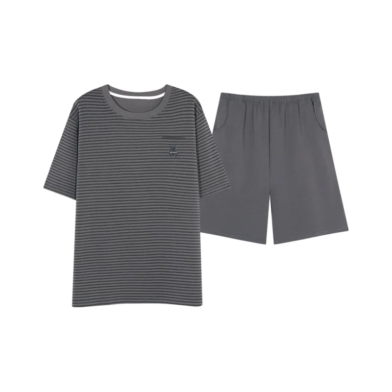 ROUKEER Men Pajama Sets-7