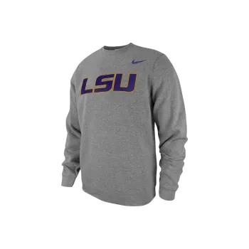 Nike Men's College Crew-Neck Sweatshirt Sweatshirt Men's Gray