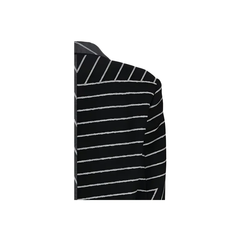 Stella McCartney Multi-way Stripe Double-breasted Coat-2