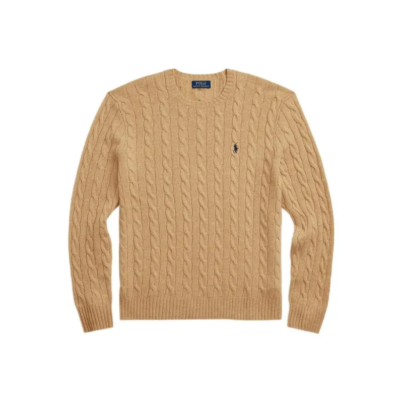 Polo Ralph Lauren Pony Embroidered Cable Knit Jumper-0
