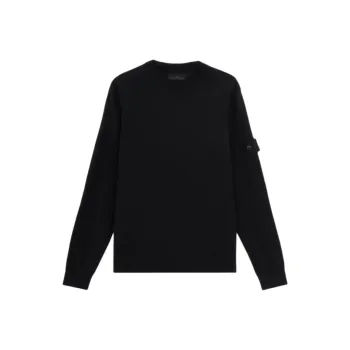 STONE ISLAND Logo Patch Crewneck Jumper