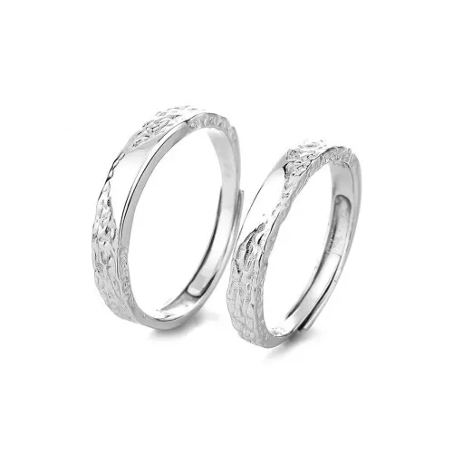 Lao Feng Xiang Sterling Silver 990 Rings Unisex