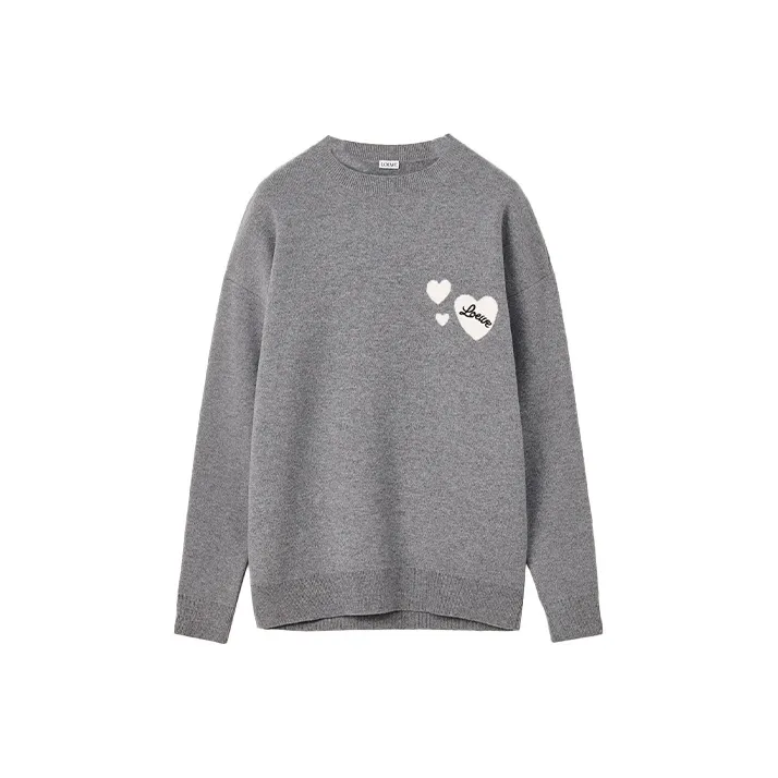 LOEWE FW22 Sweater Men's Heather Gray-0