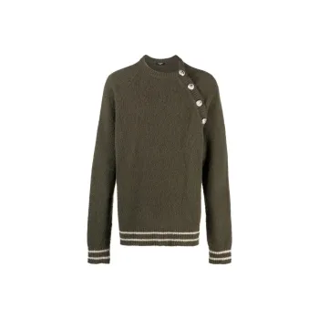 BALMAIN Cashmere Sweaters Men Green