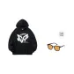 Night Black+A Pair of Trendy Glasses