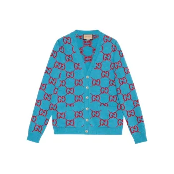 GUCCI Gg Intarsia knit Cardigan