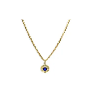PUENTE Titanium Steel Collarbone Chain Men's Gold