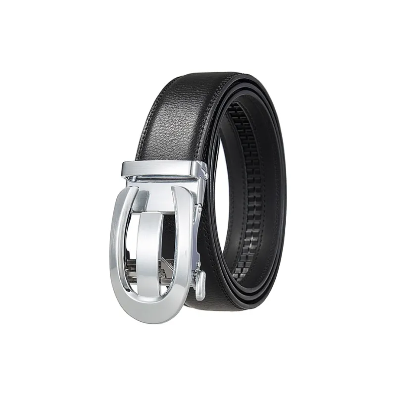 YUZHAOLIN Cow Leather Belts Men's Width 3.5CM-3