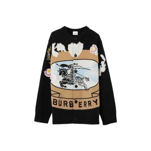 Burberry Cashmere Sweaters Men Black