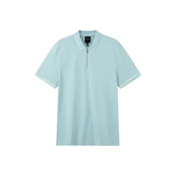 ARMANI EXCHANGE SS24 Polo Shirt Men's Light Blue-Green